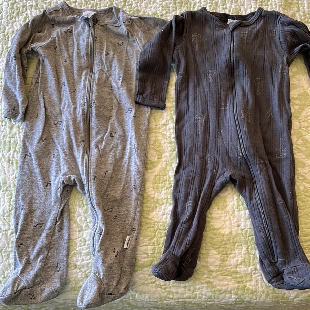 OshKosh B'gosh Gray Footies One Piece